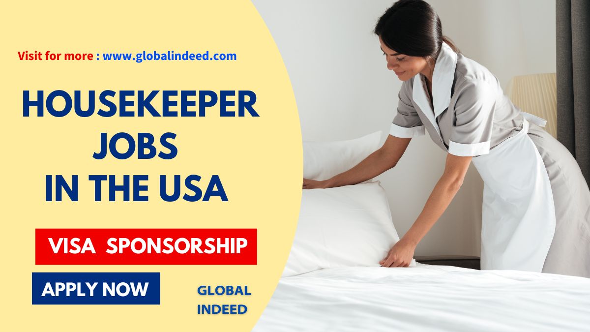 Housekeeper Jobs in the USA with Visa Sponsorship