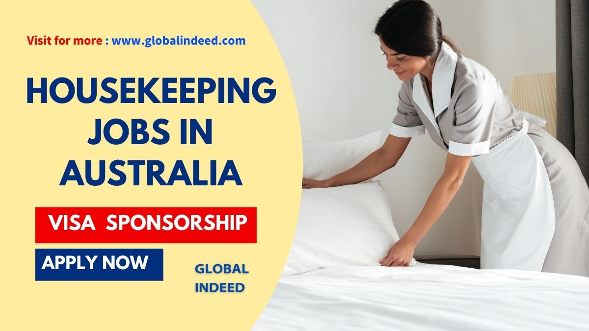Housekeeping Attendant Jobs in Australia with Visa Sponsorship (Online Apply)