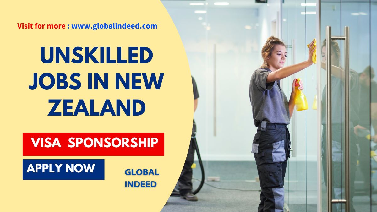 Unskilled Jobs in New Zealand with Visa Sponsorship 2024